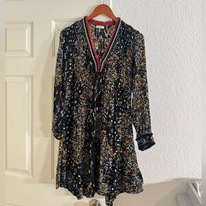 NEW Poupette St Barths Sasha Mini Long Sleeve Dress